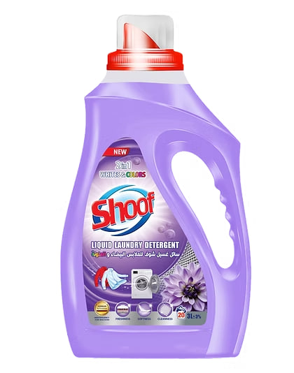 Shoof Liquid Laundry Detergent Whites & Colors 3lt