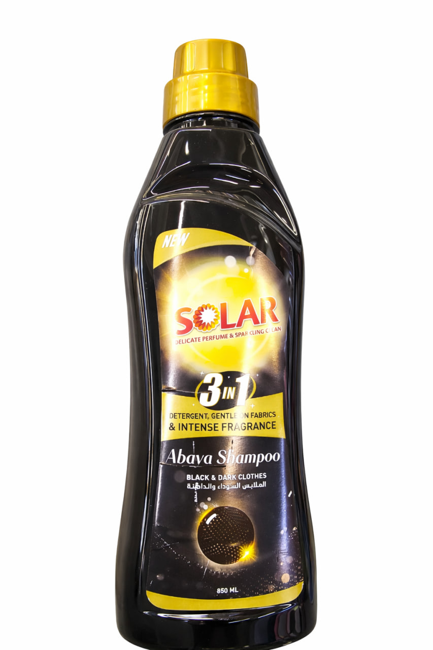 Solar Abaya Shampoo Black & Dark Clothes 850ml