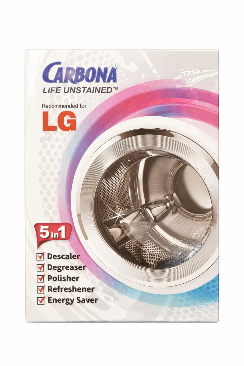 Carbona Washing Machine Cleaner 5x50g