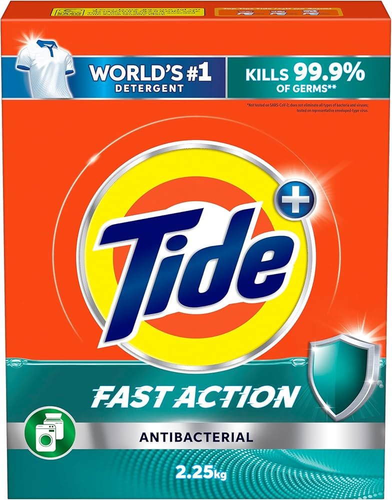 Tide Antibacterial Laundry Detergent Powder 2.5kg