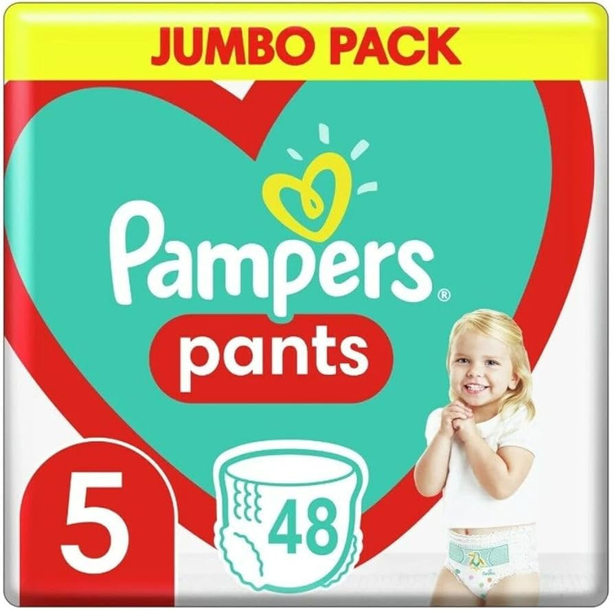 Pampers Rash Protection Pants Size 5 (48 Pieces)