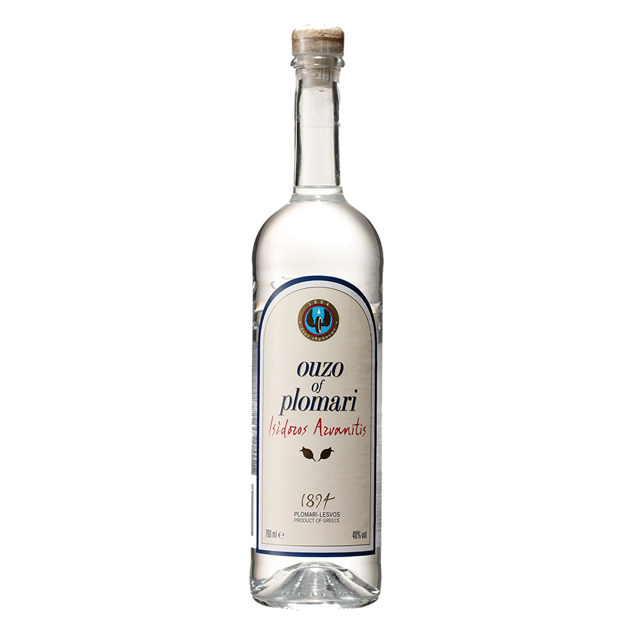 Ouzo Plomari Bottle
